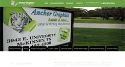 Desktop Screenshot of anchorgraphics.com